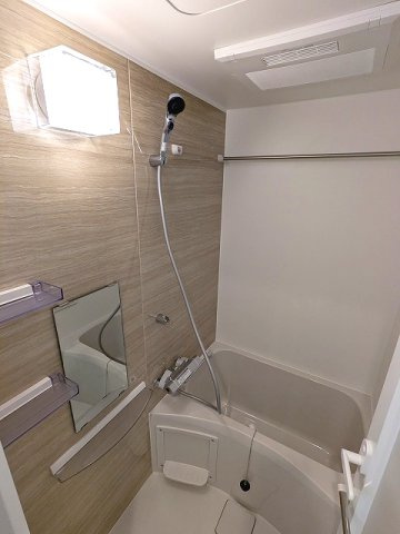 グランカーサ上野松が谷の浴室|24時間換気、浴室換気乾燥機