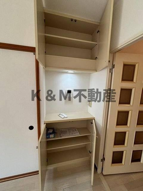 ガーデンフォレスト柏の葉キャンパスの収納|小物を収納するのに便利です