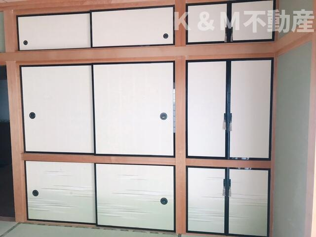 立花戸建てのその他共用部分|和室押入と天袋 