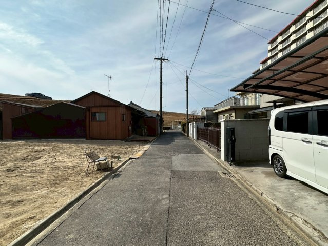 守山区瀬古1丁目土地の前面道路含む現地写真