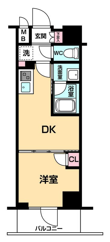 ハーモニーレジデンス大塚山手インサイドの間取り