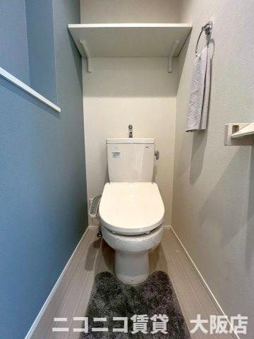 豊中市螢池北町２丁目のアパートのトイレ|CG画像です。家具家電付きではありません