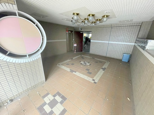 ひかりハイツのエントランス