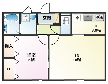 【間取り】 | サンライズＭ
