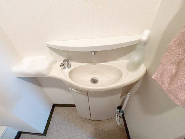 ベンタナヒルズ篠栗 6号館のトイレ|手洗い場付きです！