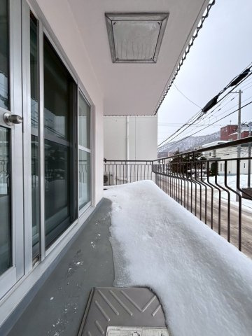 クラックスハイム札幌山鼻のバルコニー
