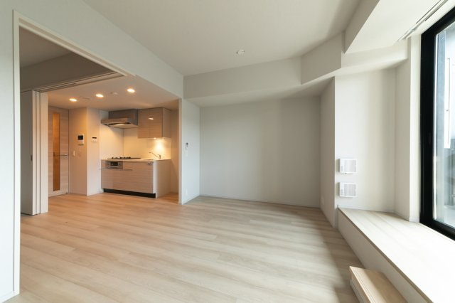 プラウドフラット西早稲田の居間・リビング|使いやすいリビングです