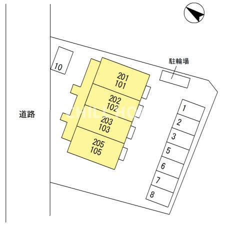 インセーム・ア・エリの区画図|当社、チルホームのHPもご覧ください(^^)/物件情報多数♪