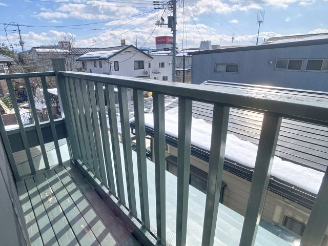 東根市中央3丁目戸建てのバルコニー