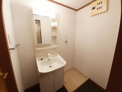 【洗面所】 | アーク壱番館 | 脱衣スペースもあります