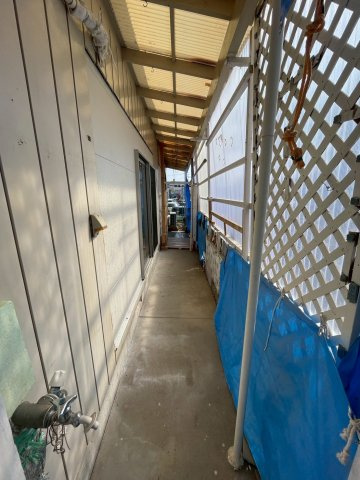 立願寺貸家のバルコニー