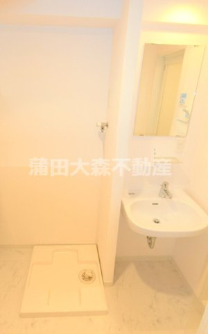 メインステージ大森北の洗面所|洗面脱衣所　独立洗面台　洗濯機置き場