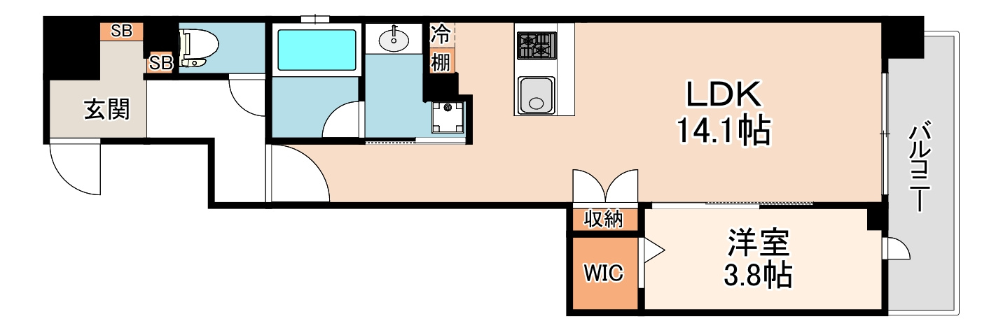 Park Lane Kujoの間取り