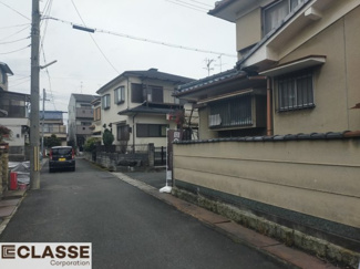 【前面道路含む現地写真】 | 城陽市寺田尺後　売土地　建築条件無し