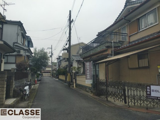 【前面道路含む現地写真】 | 城陽市寺田尺後　売土地　建築条件無し