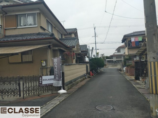 【前面道路含む現地写真】 | 城陽市寺田尺後　売土地　建築条件無し