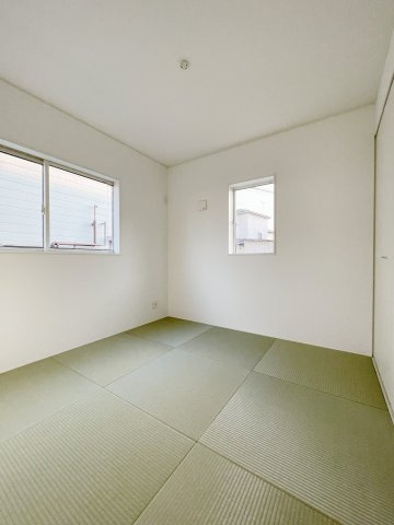 新築戸建・新築建売　熊谷市石原第7　石原小・荒川中の和室|ライフステージに合わせていろいろ使い方を変えられるリビング隣の和室！