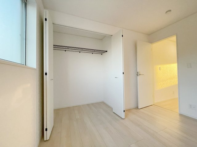 新築戸建・新築建売　熊谷市石原第7　石原小・荒川中の収納|各部屋にクローゼット収納がついているのでお部屋をすっきり広く使えます！