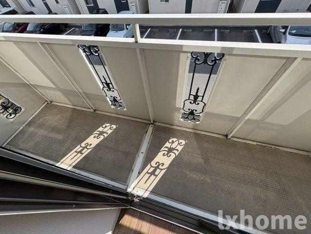 若園ハイツのバルコニー