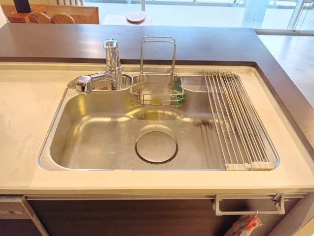 ポレスター玉川上水のキッチン|シンクが大きく洗い物も楽々です！
