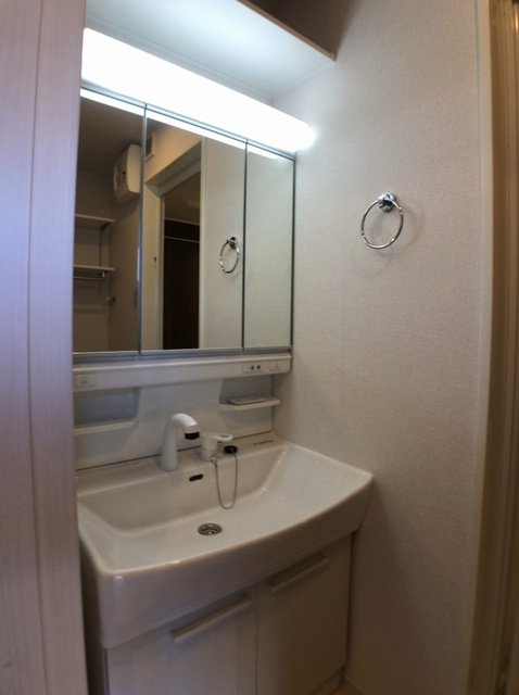 カーサベルデＤの独立洗面台|洗面所