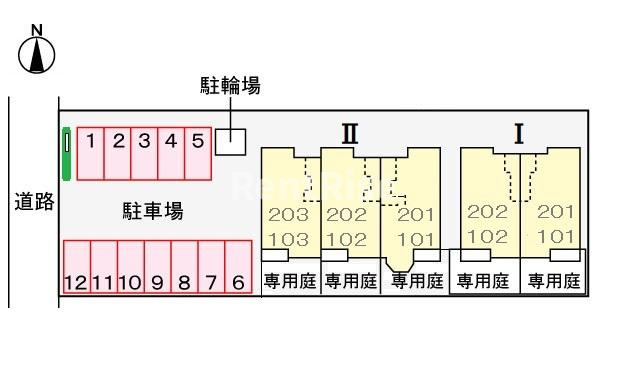シック・ロジュマンⅠの駐車場|駐車場