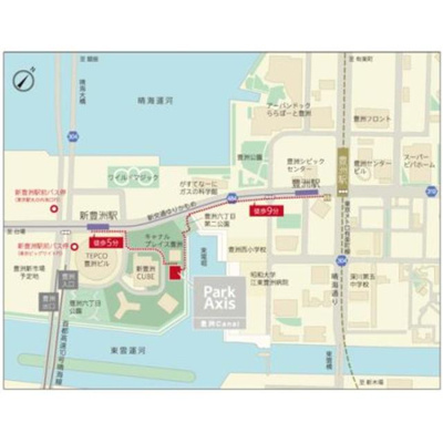 【地図】 | パークアクシス豊洲キャナル