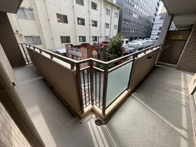 パデシオン京都駅前のバルコニー