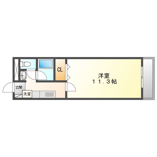 ピュアベルデ南方の間取り