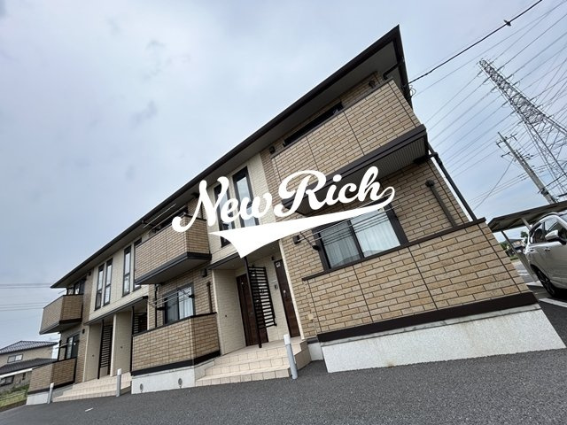 伊勢崎市美茂呂町のアパートの外観