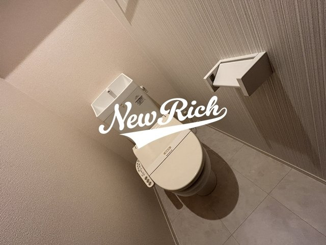 伊勢崎市美茂呂町のアパートのトイレ