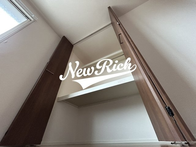 伊勢崎市美茂呂町のアパートの収納