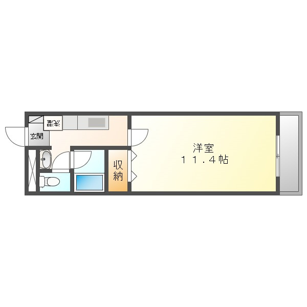 ピアシティ南方の間取り