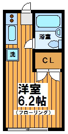 【間取り】 | 笹塚コーポ