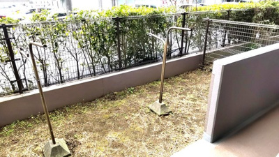 【バルコニー】 | ガーデンコート蘇我 | 専用庭