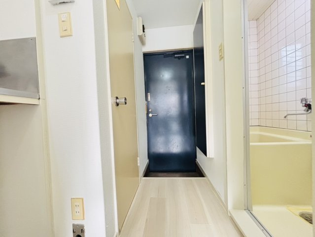 筑紫野市二日市北１丁目のアパートの玄関