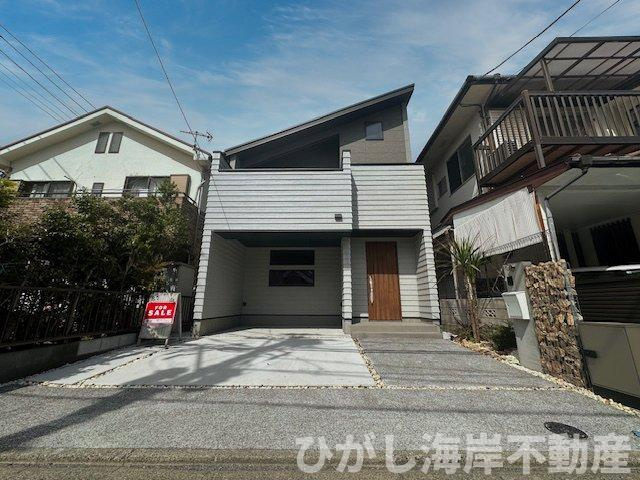 藤沢市鵠沼桜が岡３丁目　新築戸建の外観|現地外観