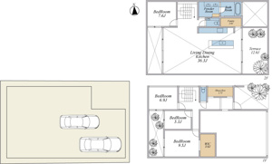 目黒区自由が丘2丁目　建築条件付き土地の画像