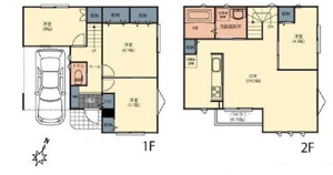 【参考プラン】 | 駐車場付広々4LDK参考プランあり