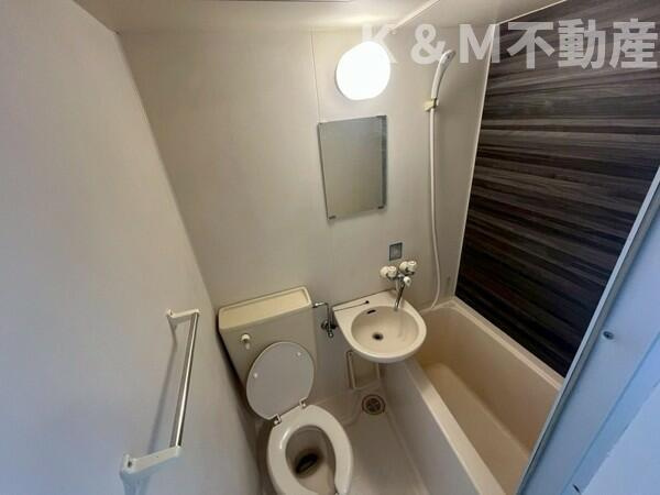 クレセントコート柏の浴室|日々の疲れを癒すお風呂付です