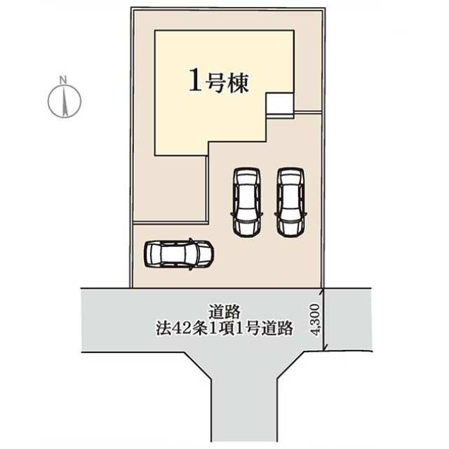 リーブルガーデン宇都宮市鶴田町第23　新築一戸建ての区画図