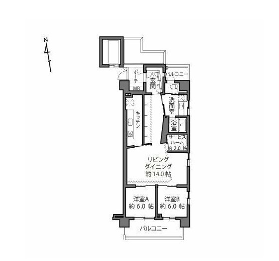 ★仲介手数料半額★オープンレジデンシア目黒青葉台テラスA棟（青葉台の高台に位置しているため目の前には低層の住宅街が広がります）