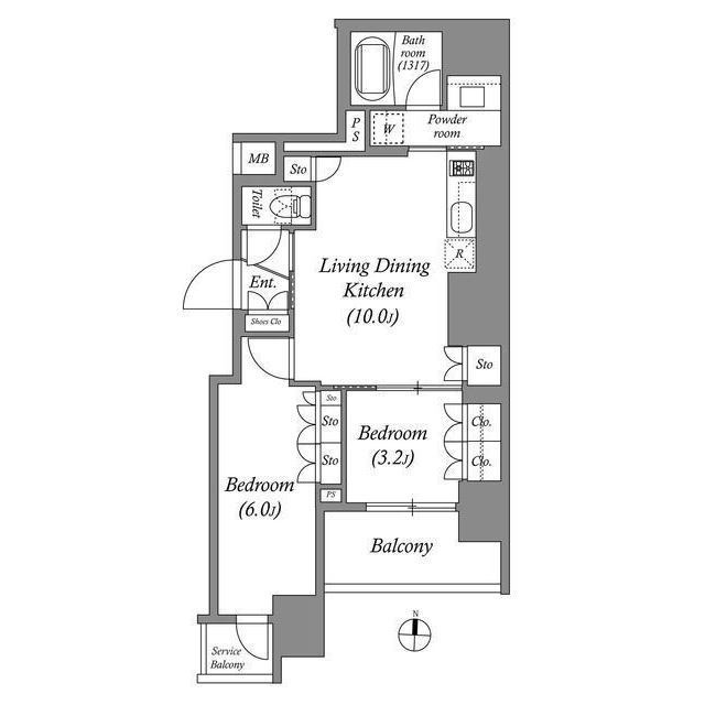 ACP Residence 錦糸町の間取り