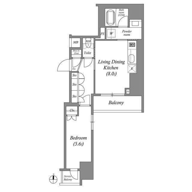 ACP Residence 錦糸町の間取り