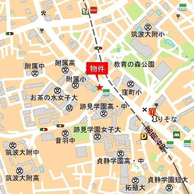 コージーコート茗荷谷の地図