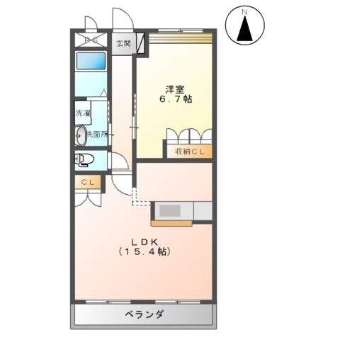 Ｓ＆Ｋ大門の間取り