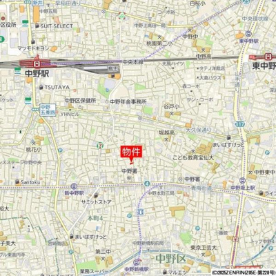 【地図】 | ＡＬＥＲＯ新中野ＩＩ