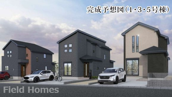 綾瀬市小園新築戸建て　6期7号棟の外観パース|外観イメージ「綾瀬市小園新築戸建て」