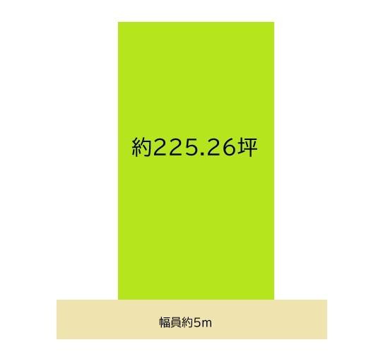 和歌山市西高松2丁目　土地の土地図