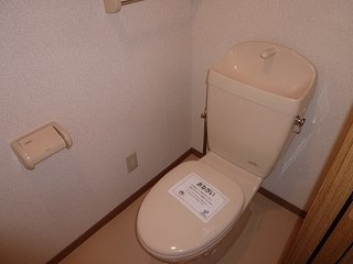 ドムスサンセールⅢＢのトイレ|落ち着いたトイレです